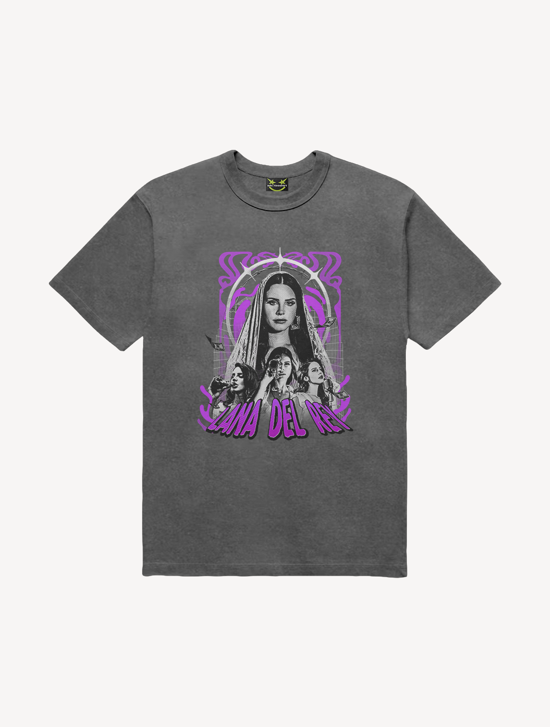 CAMISETA ESTONADA NEON LANA