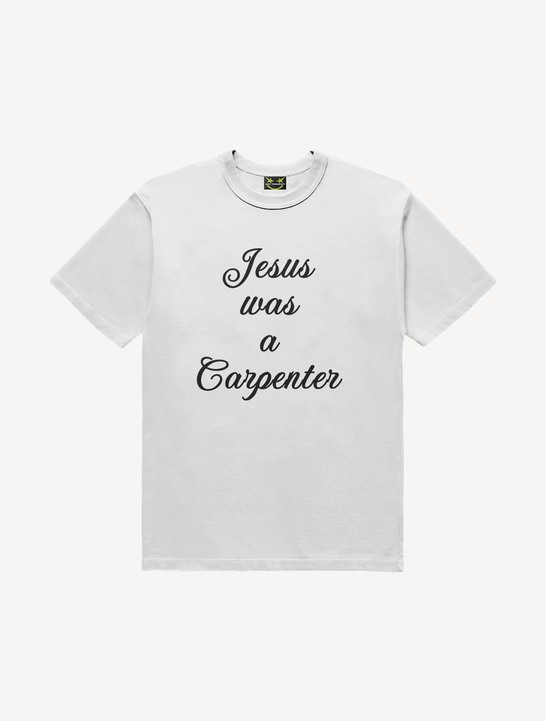 CAMISETA JESUS WAS A CARPENTER