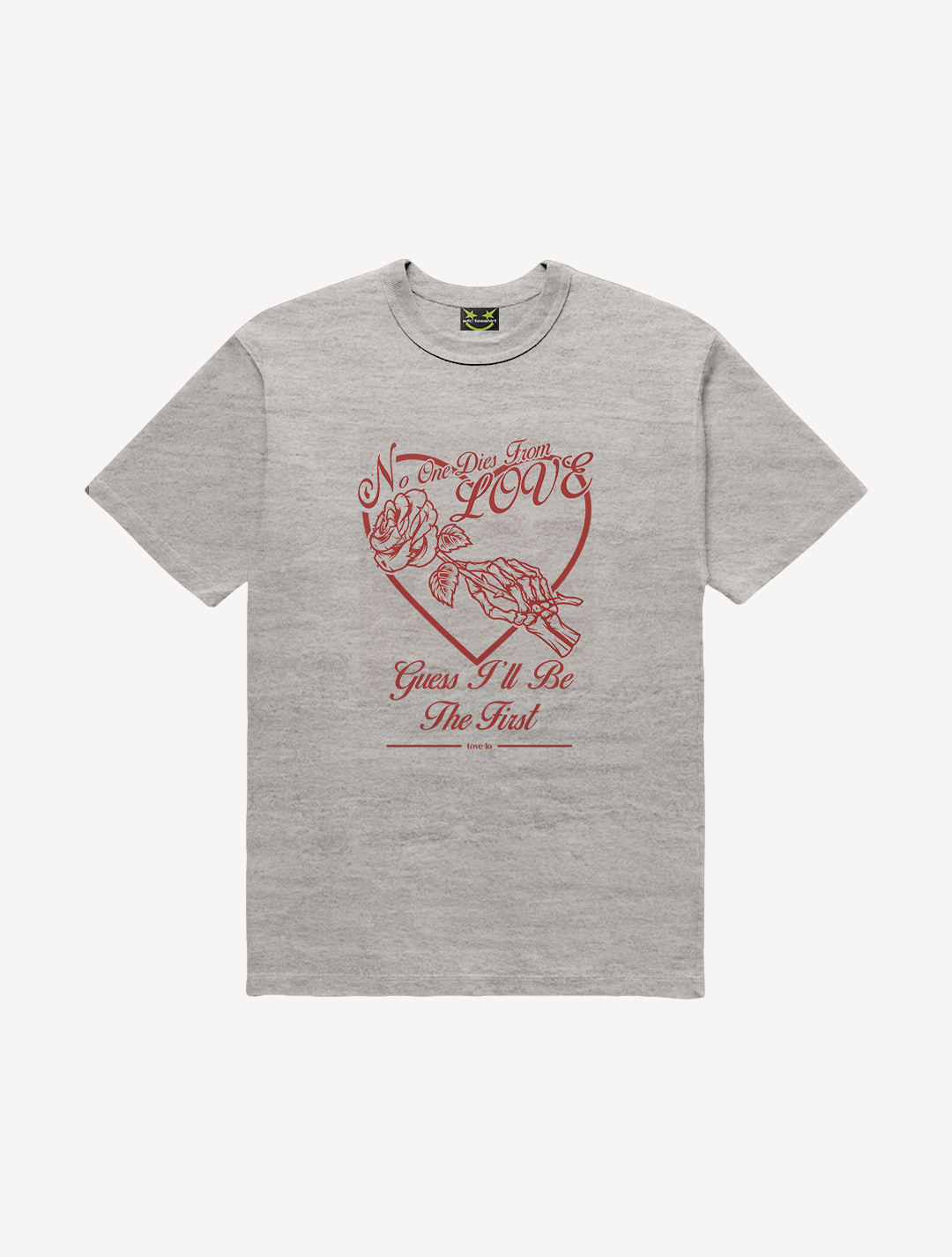 CAMISETA NO ONE DIE FROM LOVE