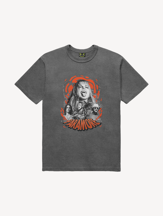 CAMISETA ESTONADA NEON PARAMORE